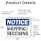 Signmission Shipping Receiving, 24 in W x Rectangle, Vinyl Decal OS-2PACK-NS-D-1824-L-16563 - alternate 4